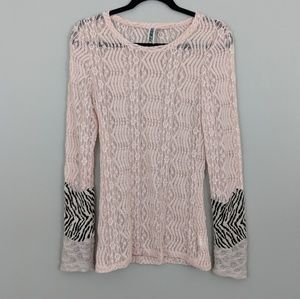 BKE long sleeve lace top